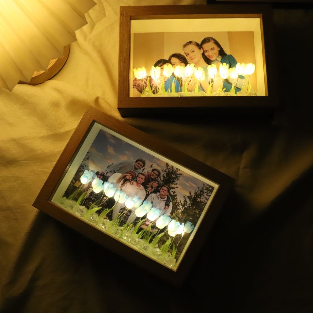 相框郁金香夜灯