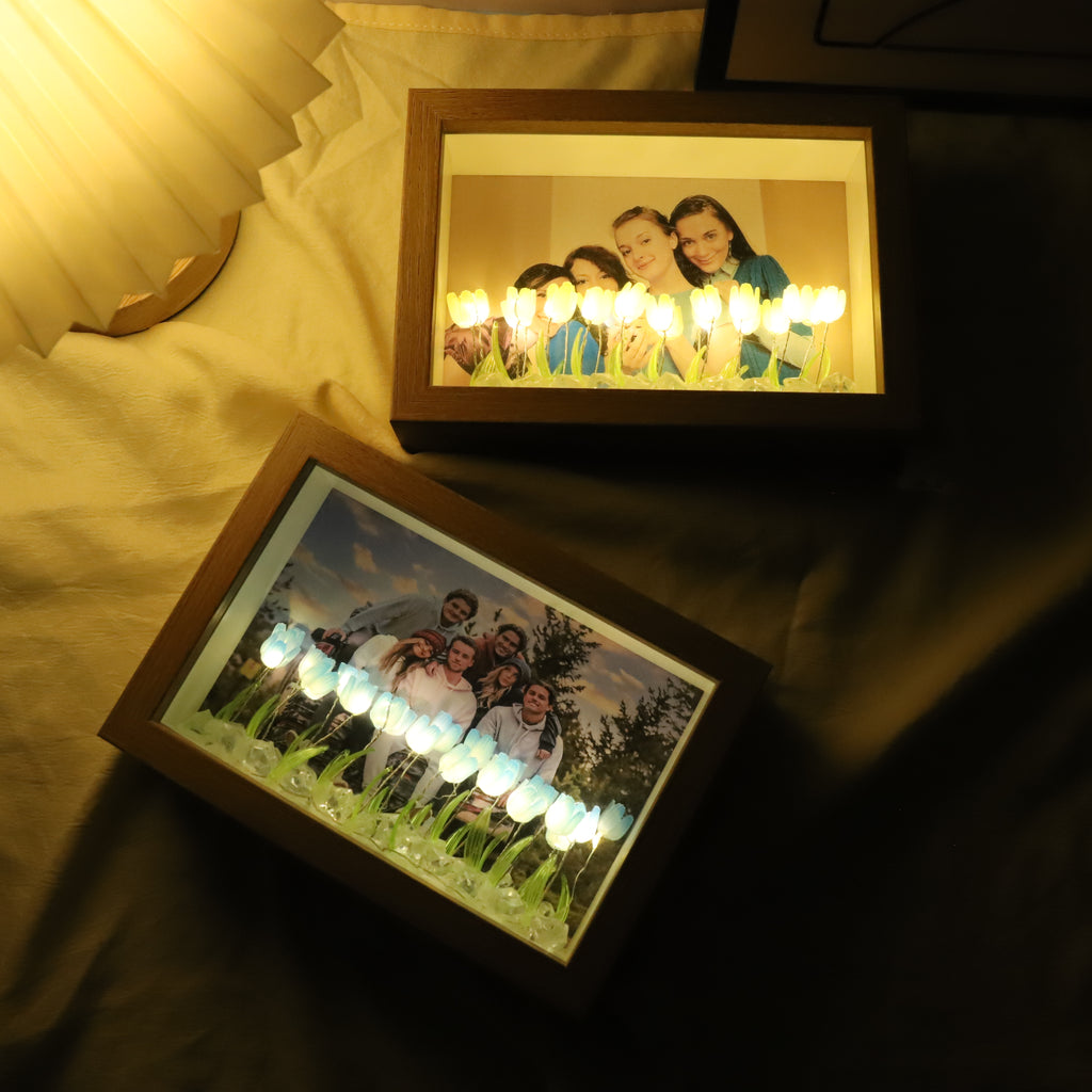 相框郁金香夜灯