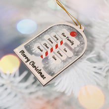 Load image into Gallery viewer, 个性化圣诞家庭姓名装饰品