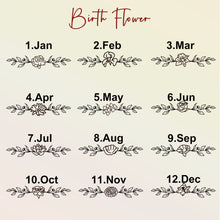 Load image into Gallery viewer, birth flower bracelet