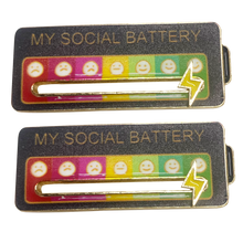Load image into Gallery viewer, social battery pin