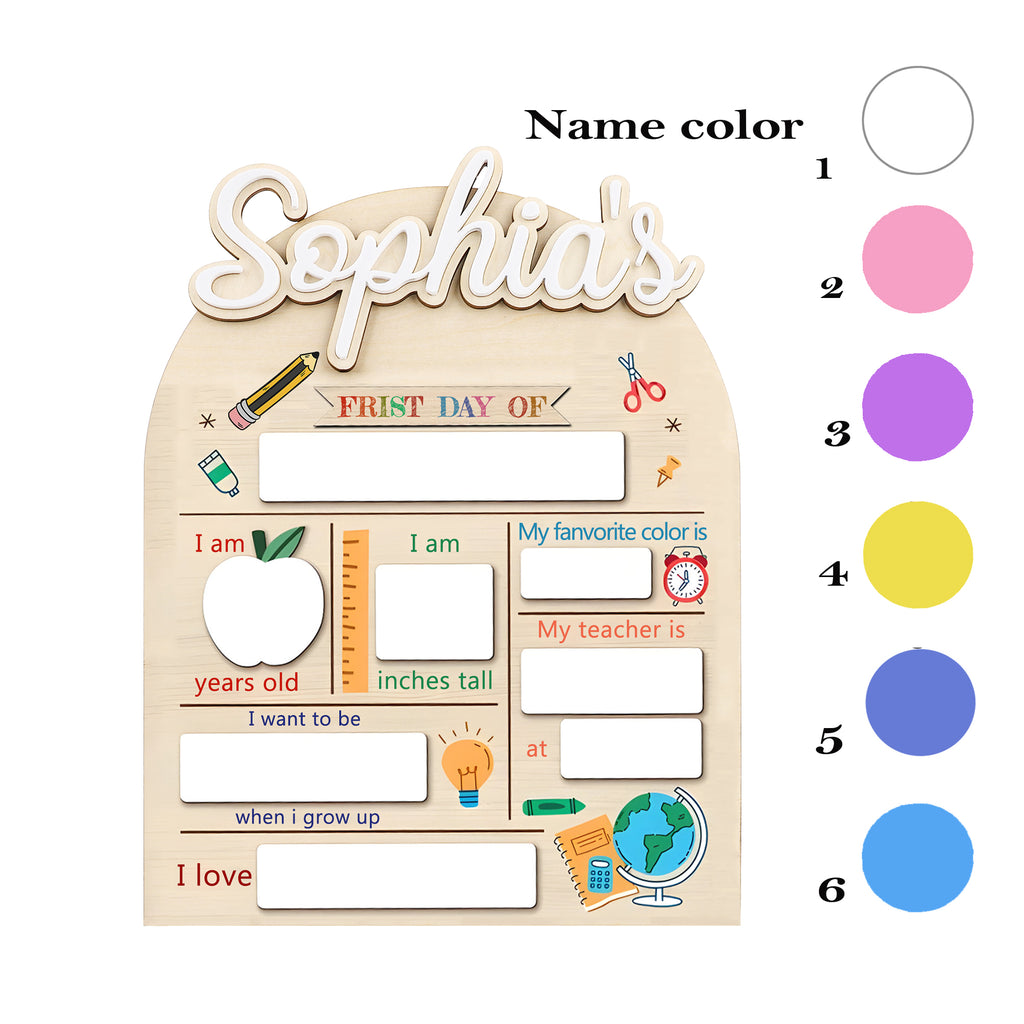 开学第一天标志