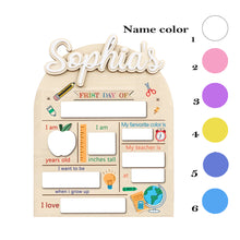 Load image into Gallery viewer, 开学第一天标志