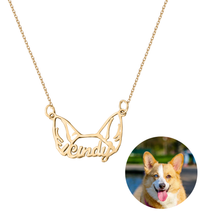 Load image into Gallery viewer, dog earrings necklace