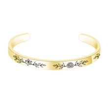Load image into Gallery viewer, birth flower bracelet