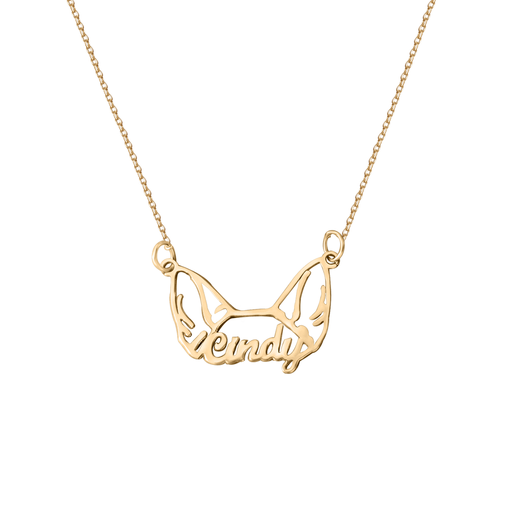 dog earrings necklace