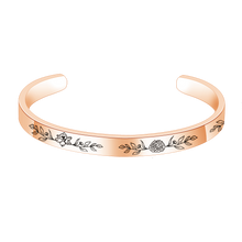 Load image into Gallery viewer, birth flower bracelet