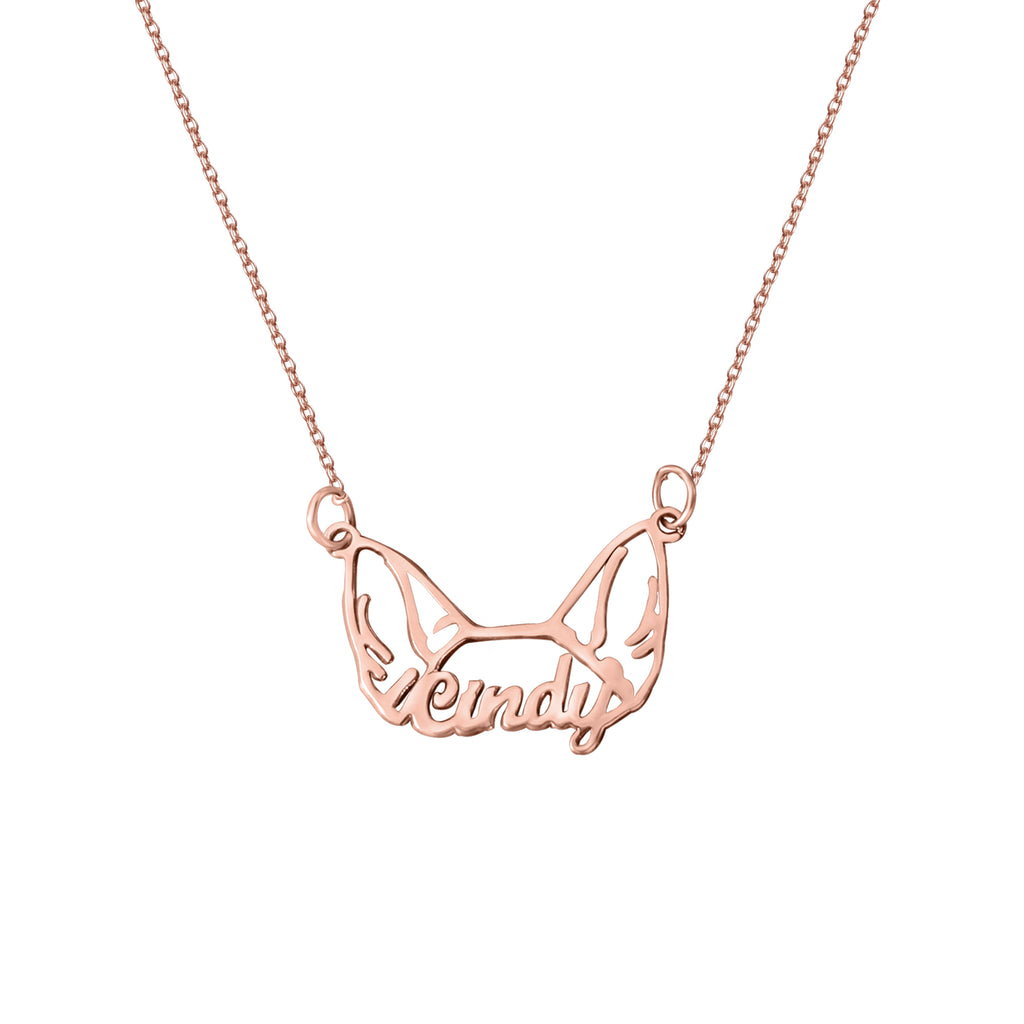 dog earrings necklace