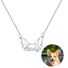 Load image into Gallery viewer, dog earrings necklace