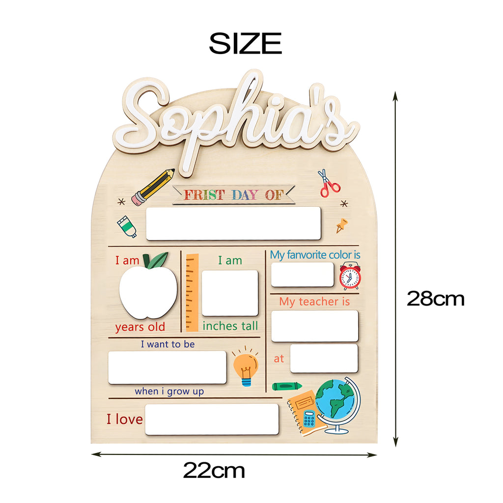 开学第一天标志