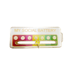 Load image into Gallery viewer, social battery pin