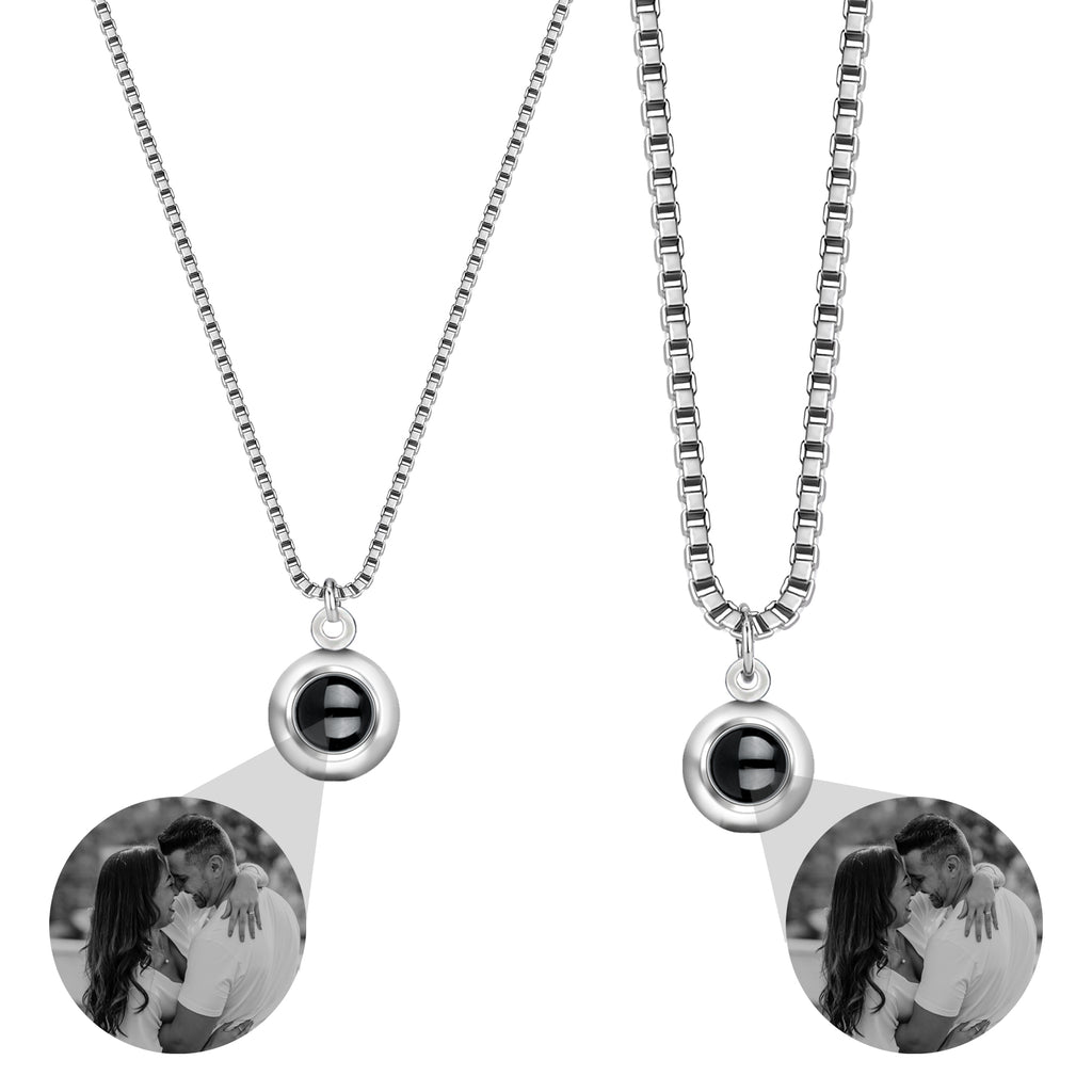 projection necklace for couples