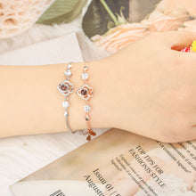 Load image into Gallery viewer, Double Heart Projection Bracelet