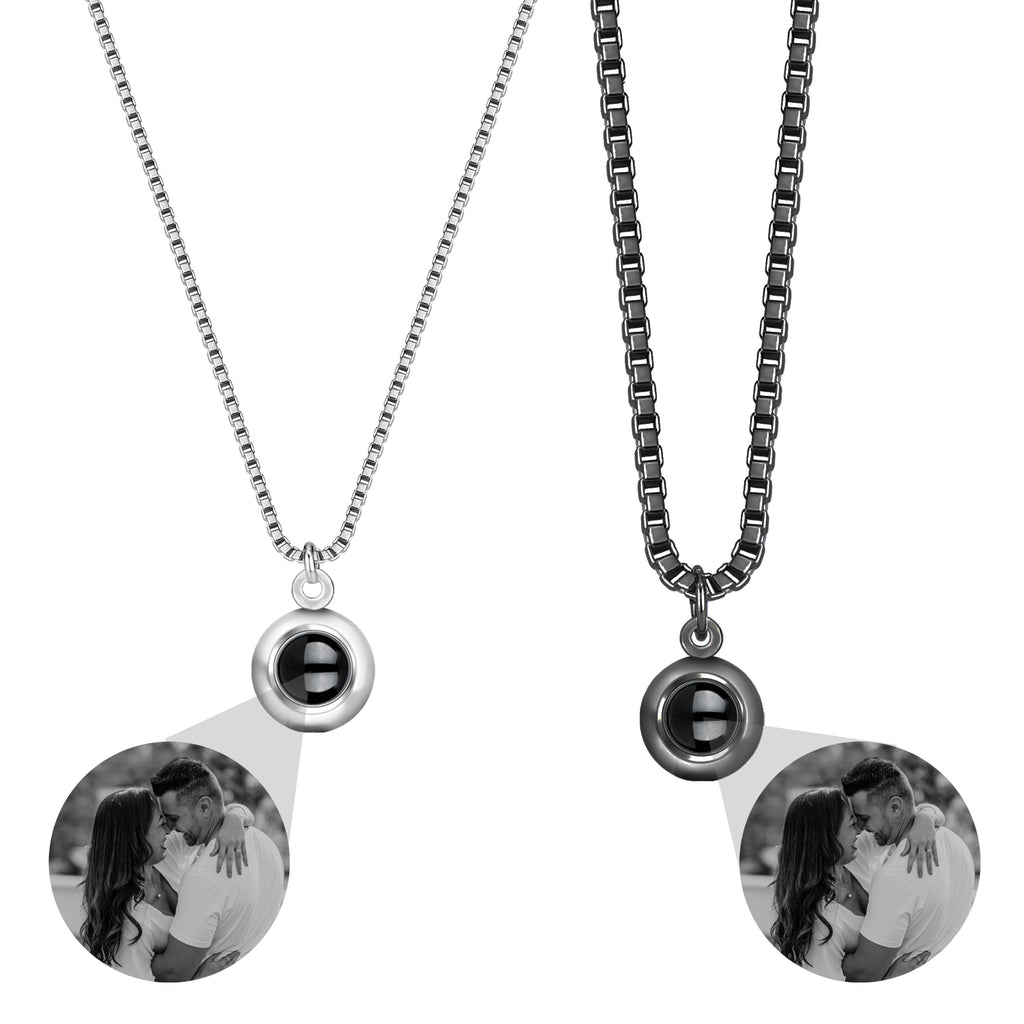 projection necklace for couples