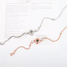 Load image into Gallery viewer, Double Heart Projection Bracelet