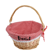 Load image into Gallery viewer, Personalized Easter Willow Basket
