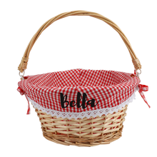 Load image into Gallery viewer, Personalized Easter Willow Basket