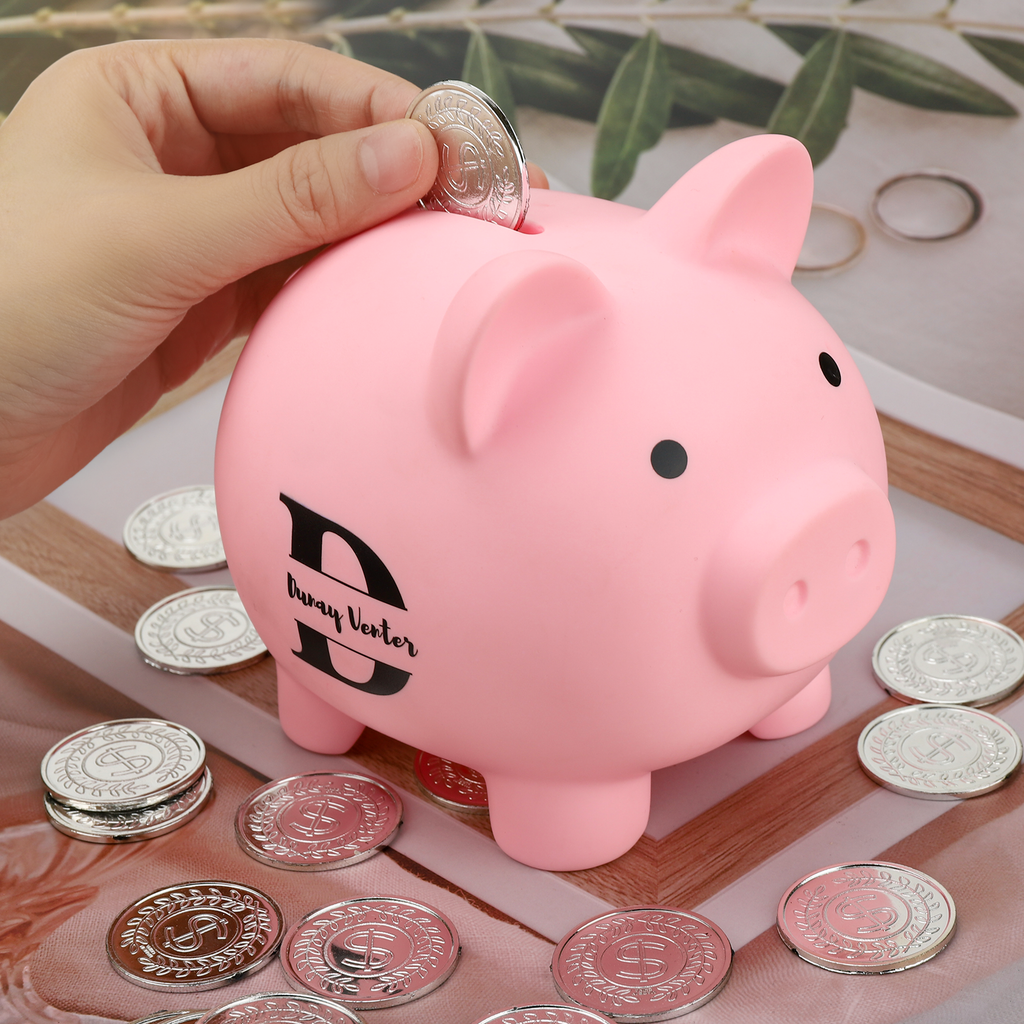personalized piggy bank