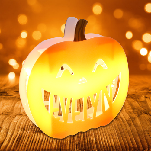 custom name jack-o-lantern