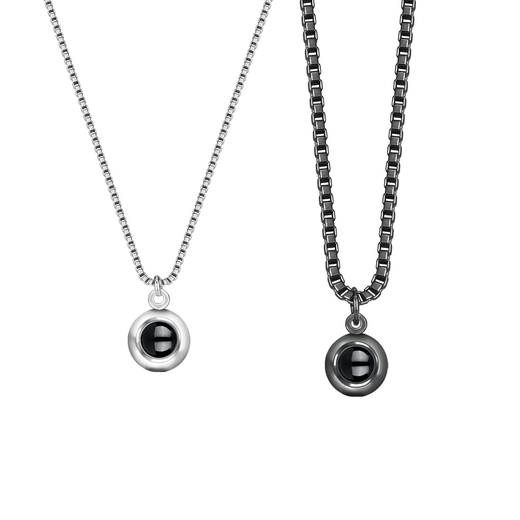 projection necklace for couples