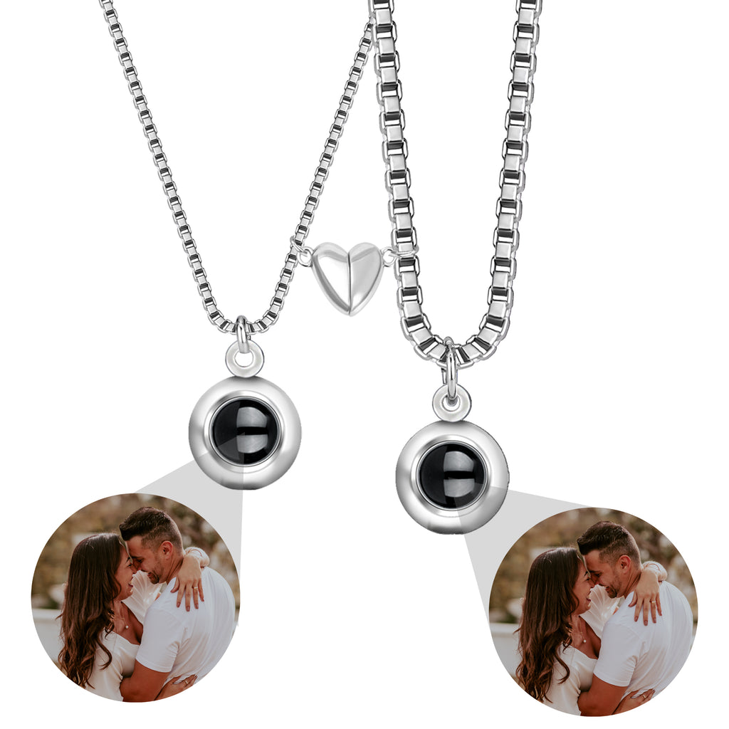 projection necklace for couples