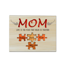 Load image into Gallery viewer, Customized puzzle mother ornaments