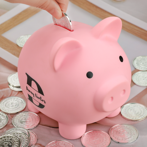 personalized piggy bank
