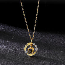 Load image into Gallery viewer, leather projection necklace