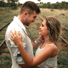 Load image into Gallery viewer, projection necklace for couples