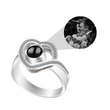 Load image into Gallery viewer, heart projection ring