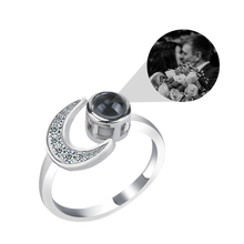 Load image into Gallery viewer, moon projection ring