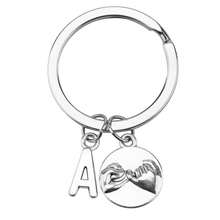 Load image into Gallery viewer, initials pinky promise keychain