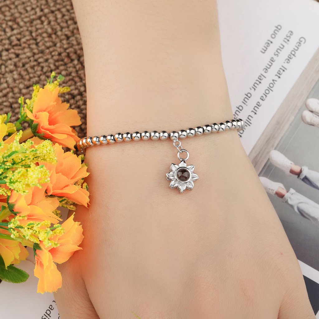 projection sunflower bracelet