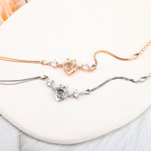 Load image into Gallery viewer, Double Heart Projection Bracelet