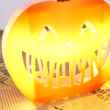 Load image into Gallery viewer, custom name jack-o-lantern