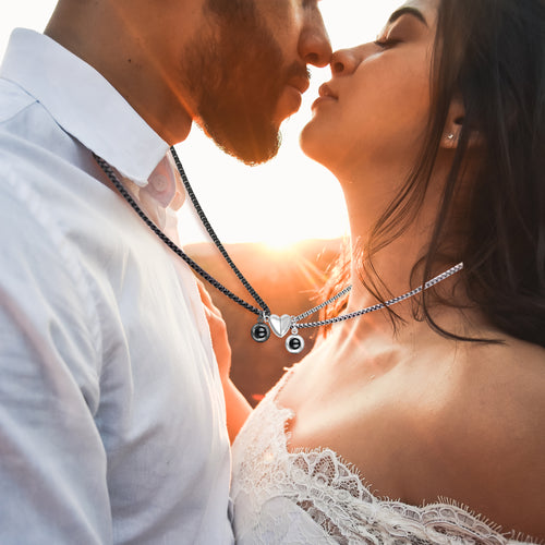 projection necklace for couples