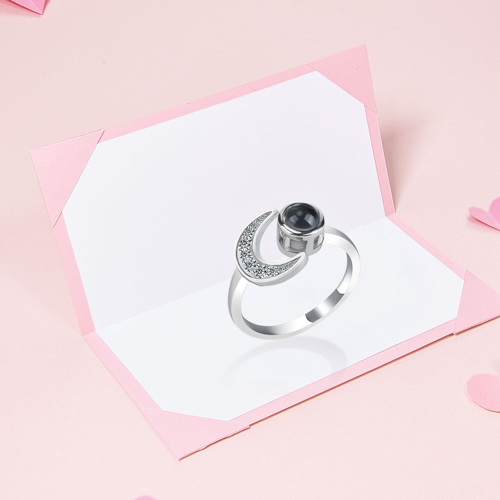 moon projection ring