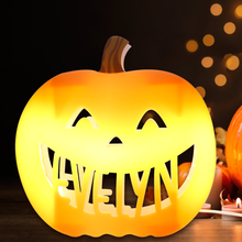 Load image into Gallery viewer, custom name jack-o-lantern