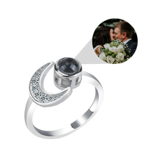 Load image into Gallery viewer, moon projection ring