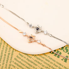 Load image into Gallery viewer, Double Heart Projection Bracelet