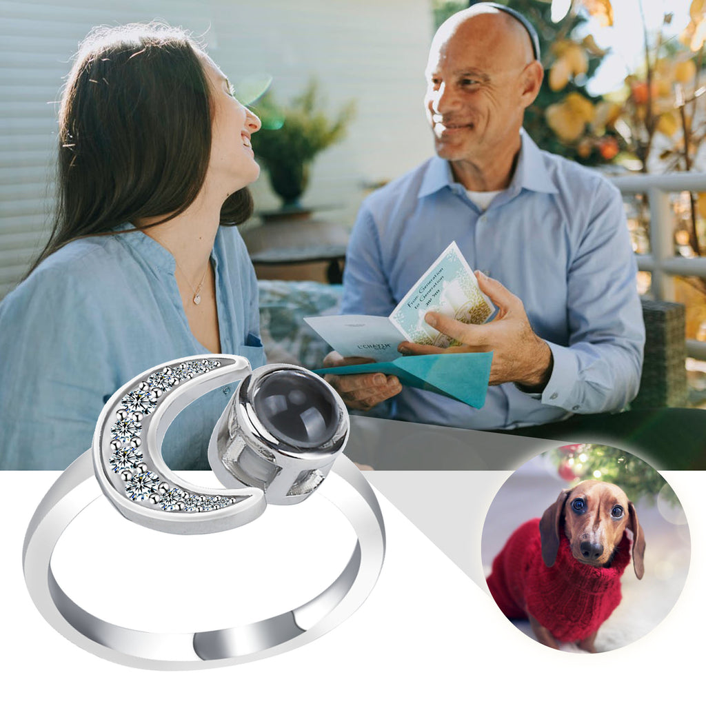 moon projection ring