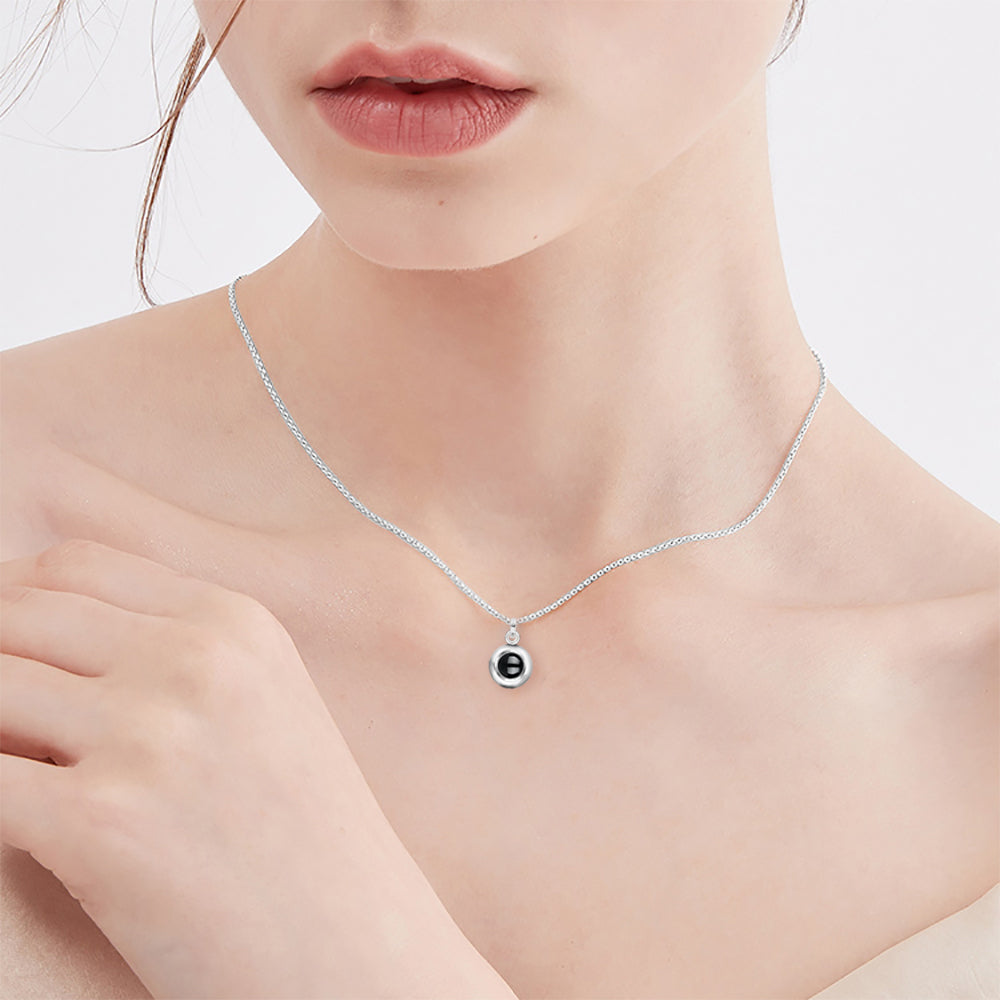 projection necklace for couples
