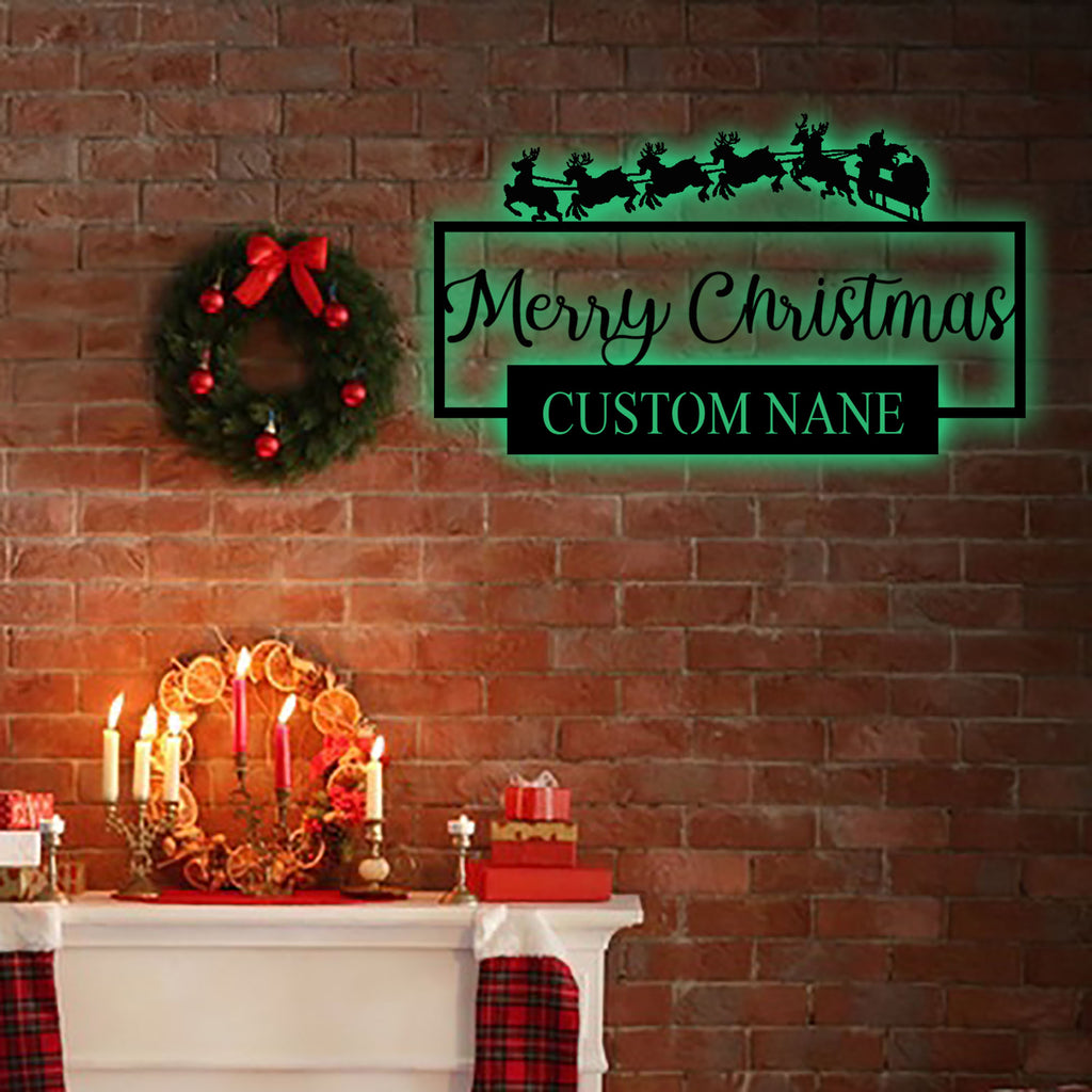 metal wall art light