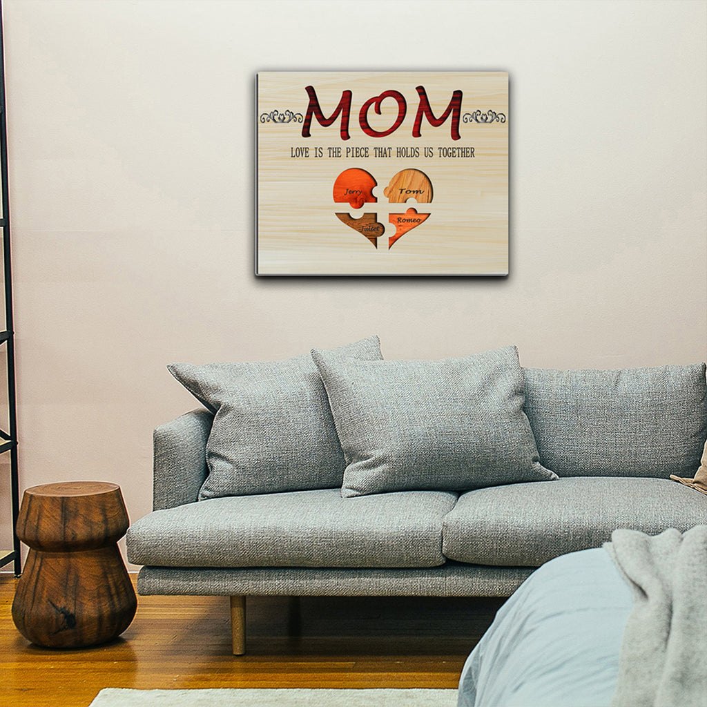 Customized puzzle mother ornaments