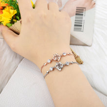 Load image into Gallery viewer, Double Heart Projection Bracelet