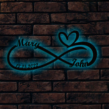 Load image into Gallery viewer, metal wall art light A