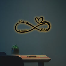 Load image into Gallery viewer, metal wall art light A