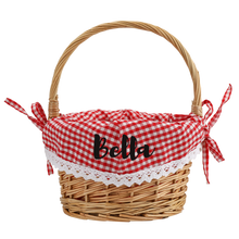 Load image into Gallery viewer, Personalized Easter Willow Basket