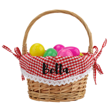 Load image into Gallery viewer, Personalized Easter Willow Basket