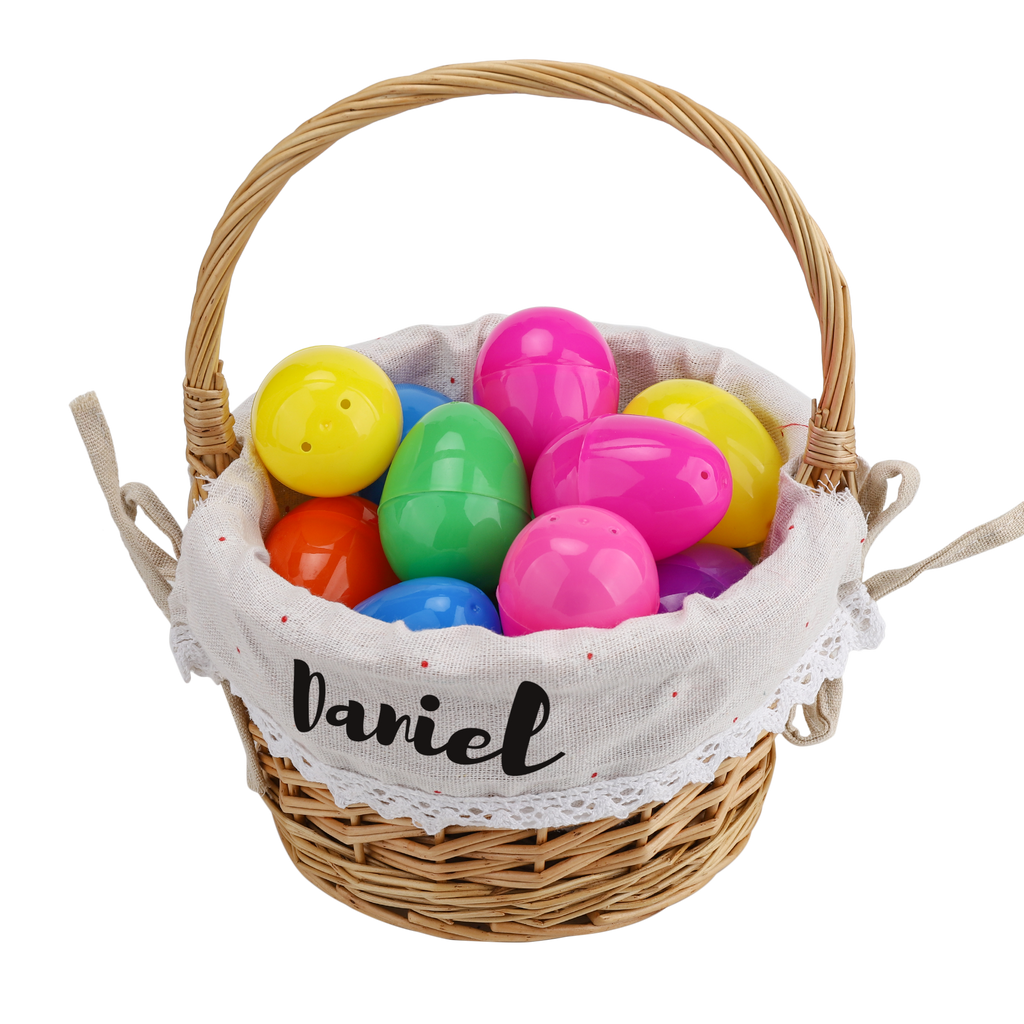 Personalized Easter Willow Basket